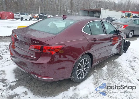 2015 Acura Tlx V6 Tech z USA, uszkodzony, nr VIN 19UUB3F50FA008684